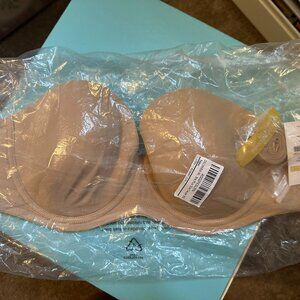 DELIMIRA Women's Underwire Contour Multiway Full Coverage Strapless Bra, 36C